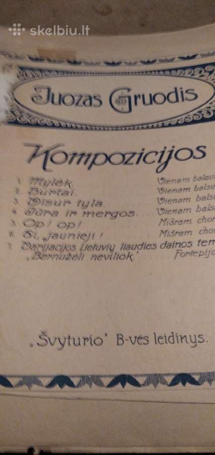 J.gruodzio natos fortepijonui