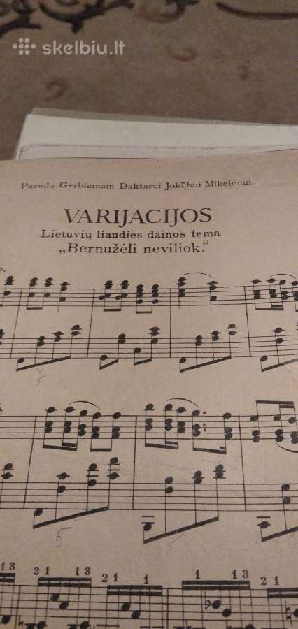 J.gruodzio natos fortepijonui - nuotraukos Nr. 3