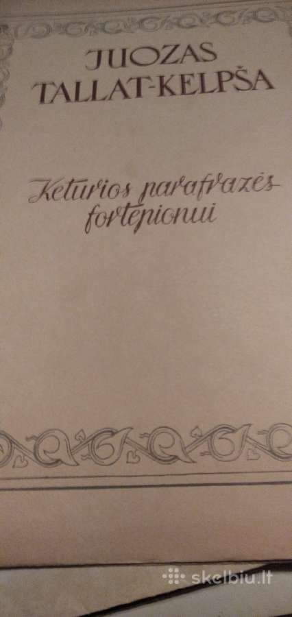 J.tallat-kelpša natos fortepijonui