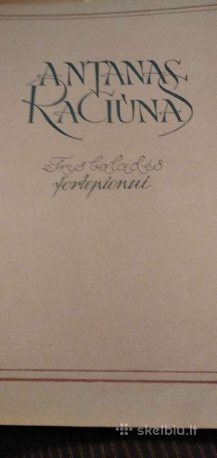 A.račiūnas natos fortepijonui