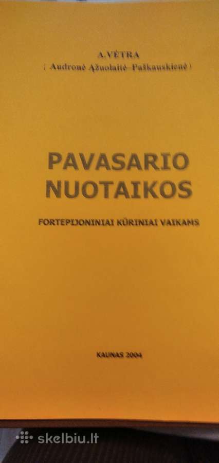 A.vėtra natos fortepijonui