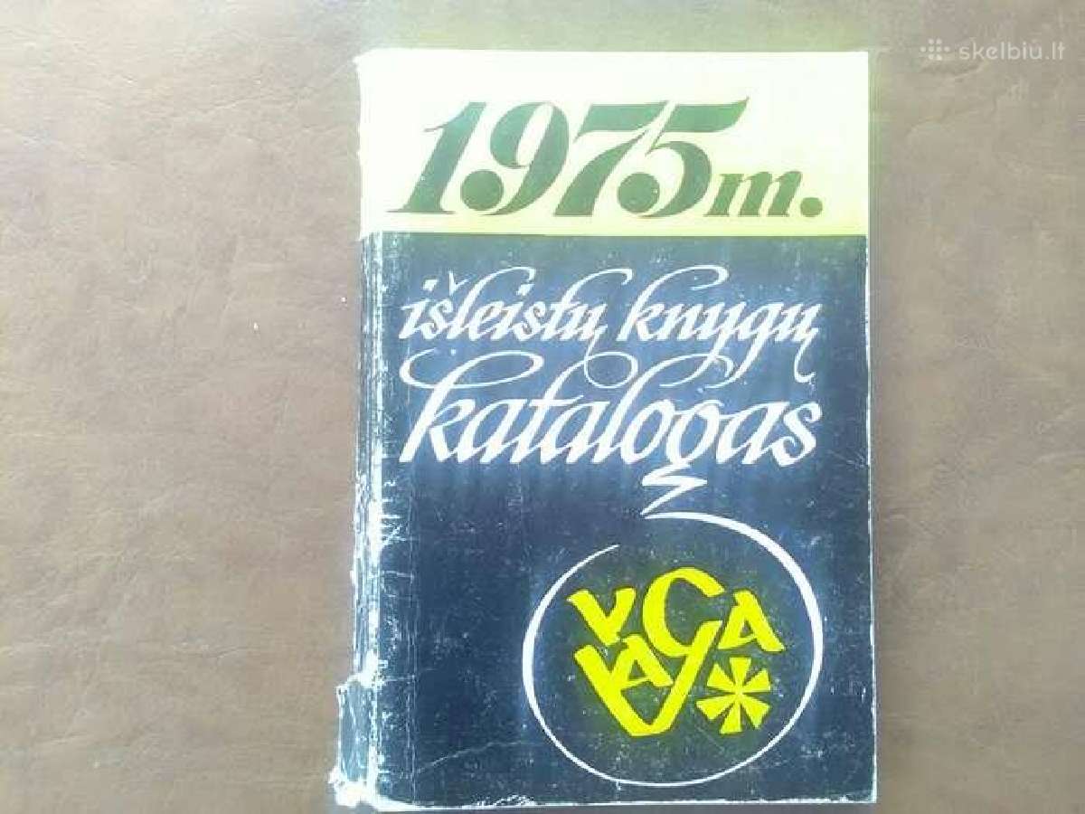 1975 m isleistu knygu katalogas