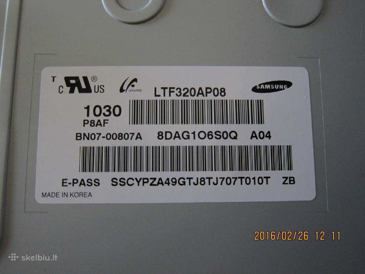 LG 47sl8500 Lc470wud (SB) (M4) Nr.12 (25,-eur - nuotraukos Nr. 27