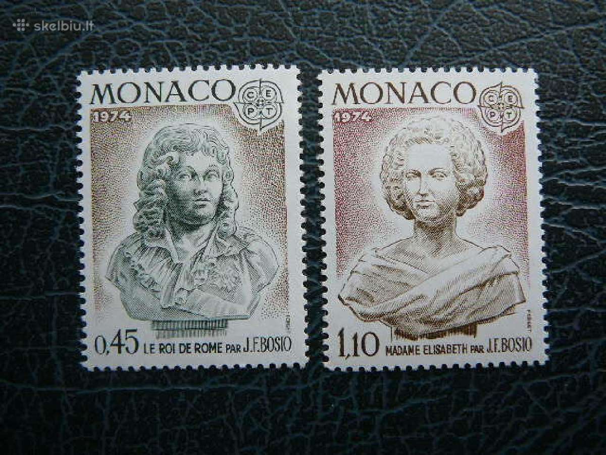 Europa Cept Monakas 1974 Skulpturos Mnh mo1114