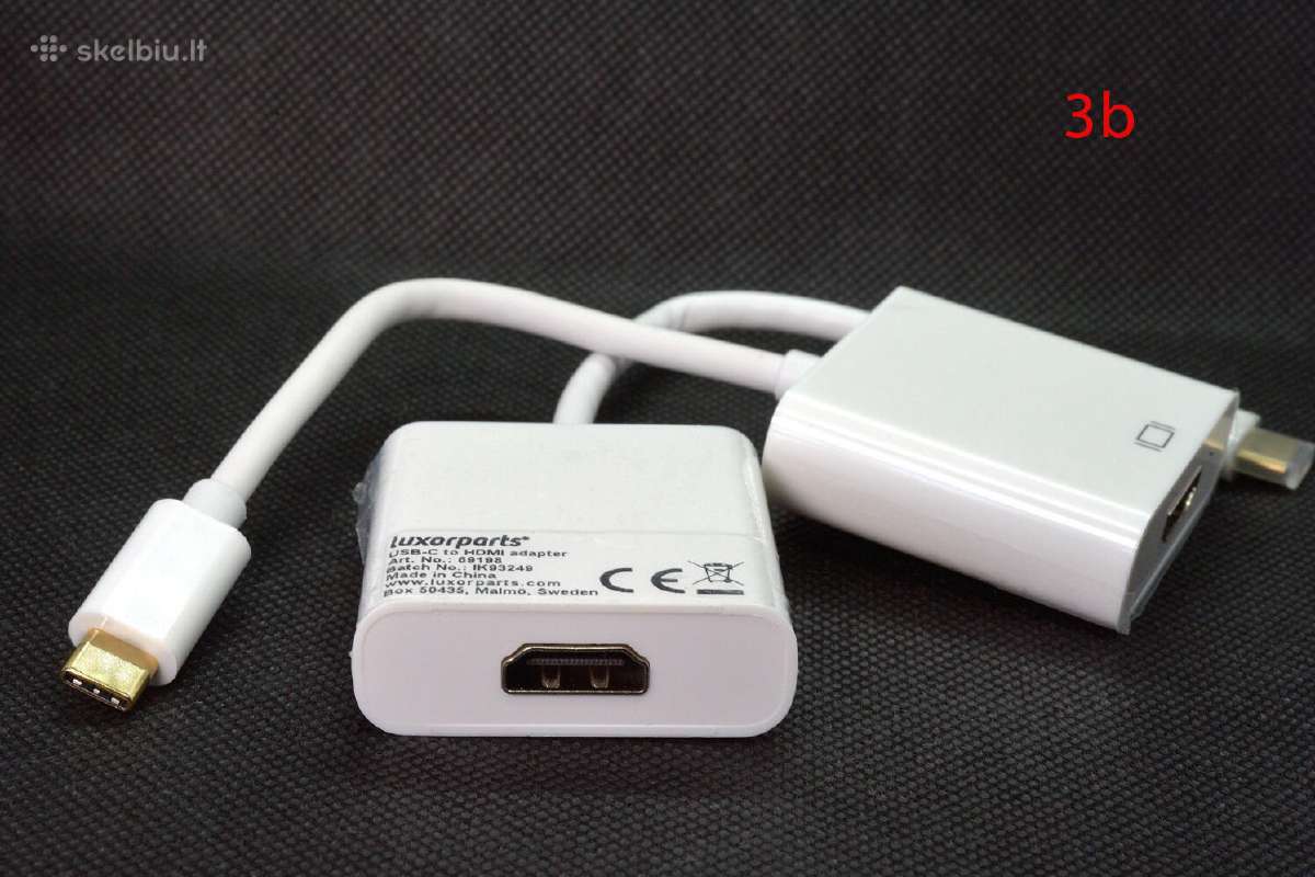 MacBook Pro, iPad Hub Type-c HD-4k, Hdmi Nauji - nuotraukos Nr. 14