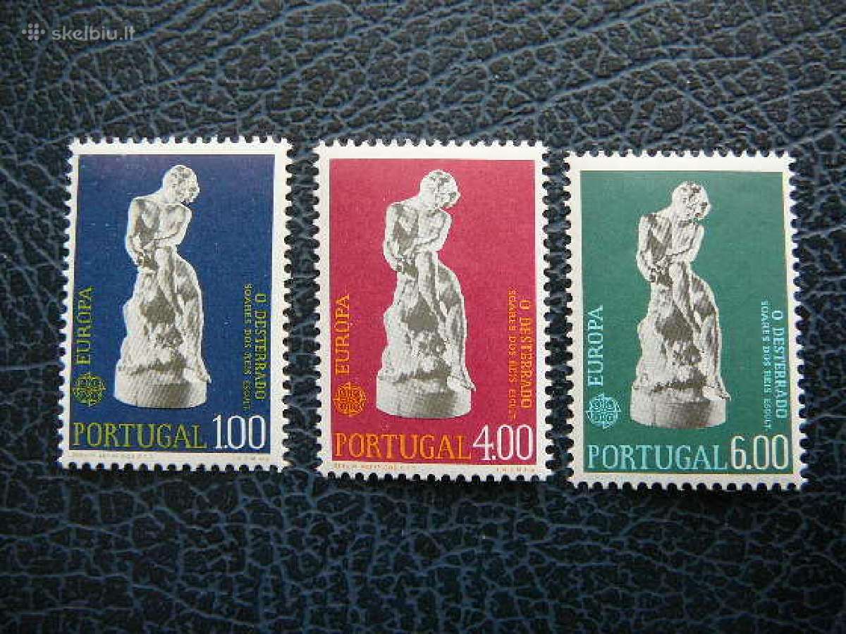 Europa Cept Portugalija 1974 Skulpturos Mnh pg1231