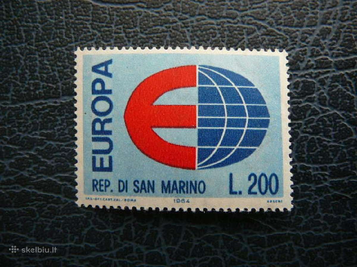 Europa Cept San Marinas 1964 Mnh smr826