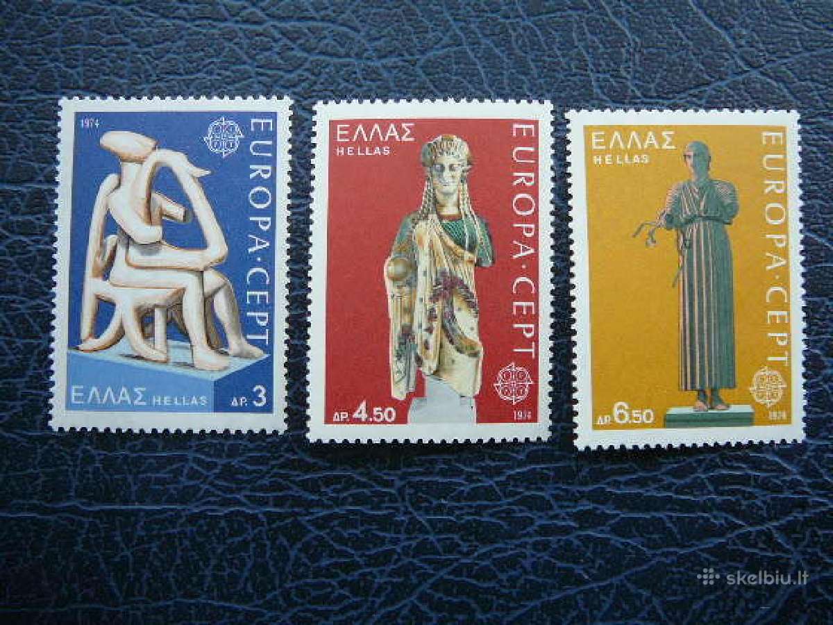 Europa Cept Graikija 1974 Skulpturos Mnh gr1166