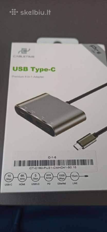 Cabletime 4 in 1 hub for MacBook air/pro matebook - nuotraukos Nr. 6