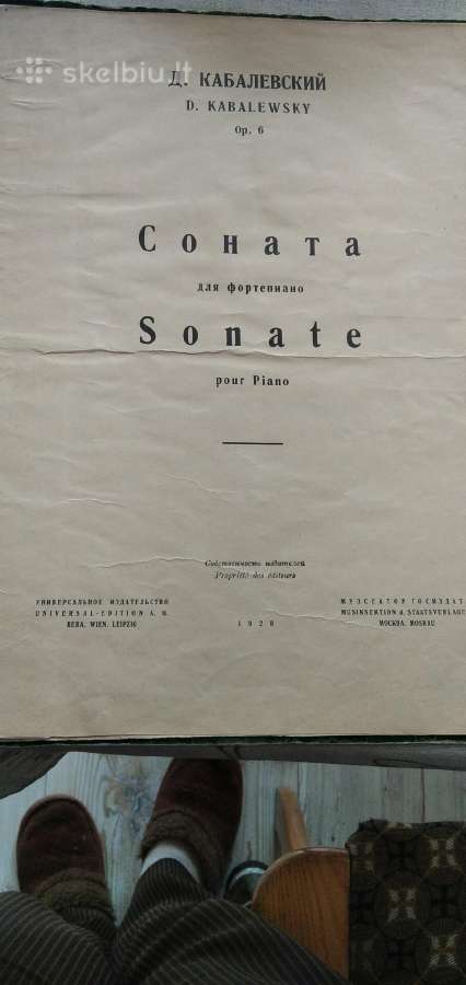 D.kabalevskis Sonata fortepijonui