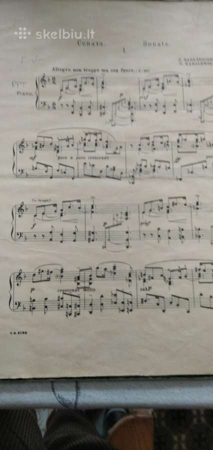 D.kabalevskis Sonata fortepijonui - nuotraukos Nr. 2