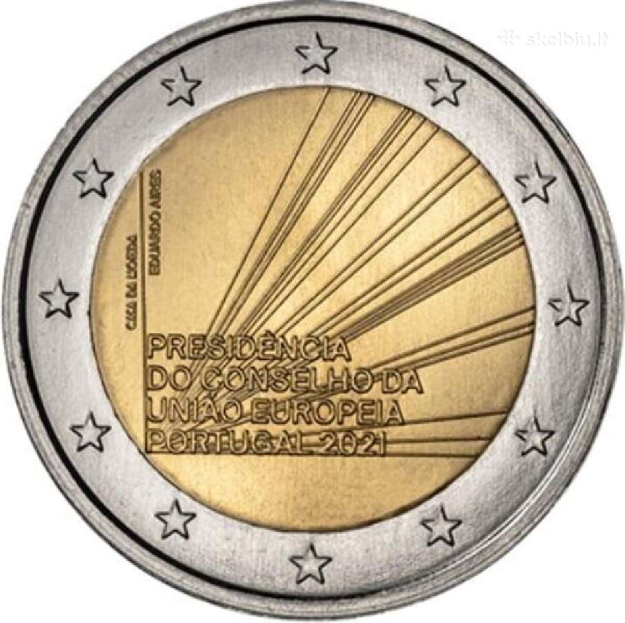 Portugalijos proginės euro monetos - nuotraukos Nr. 10