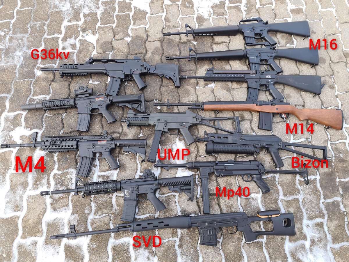 Airsoft ginklai,pistoletai,automatai, pneumatiniai - nuotraukos Nr. 10
