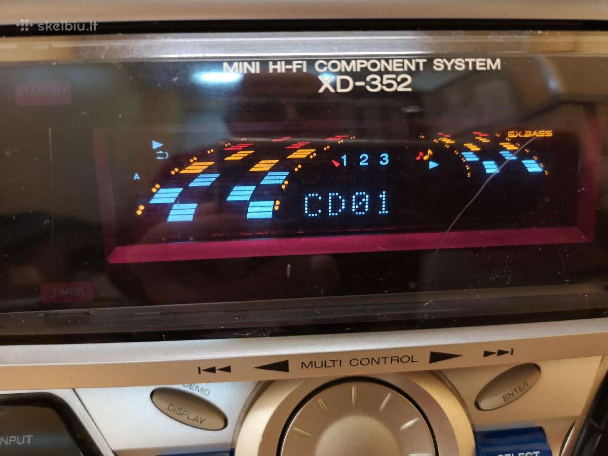 Muzikos centras Kenwood Rxd-352 - nuotraukos Nr. 4
