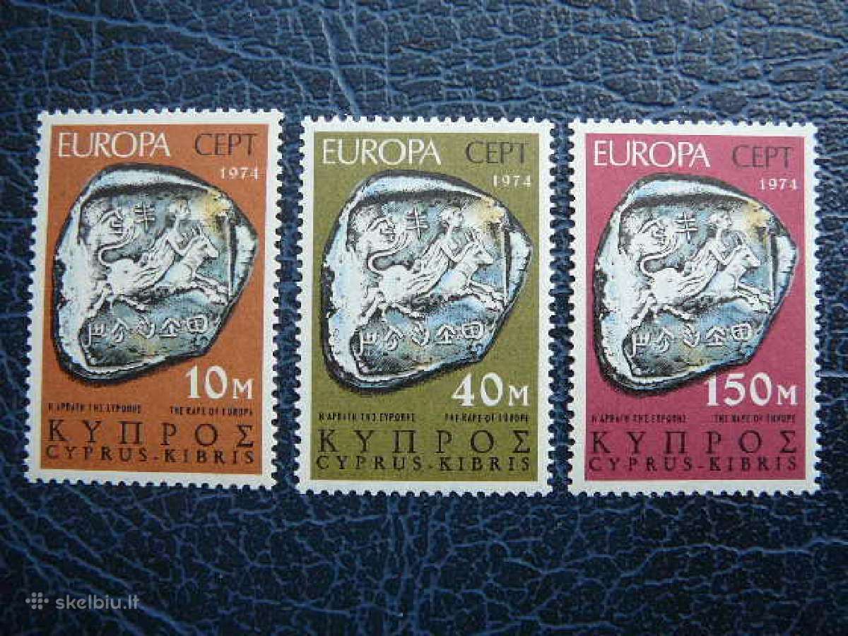 Europa Cept Kipras 1974 Skulpturos Mnh kp409