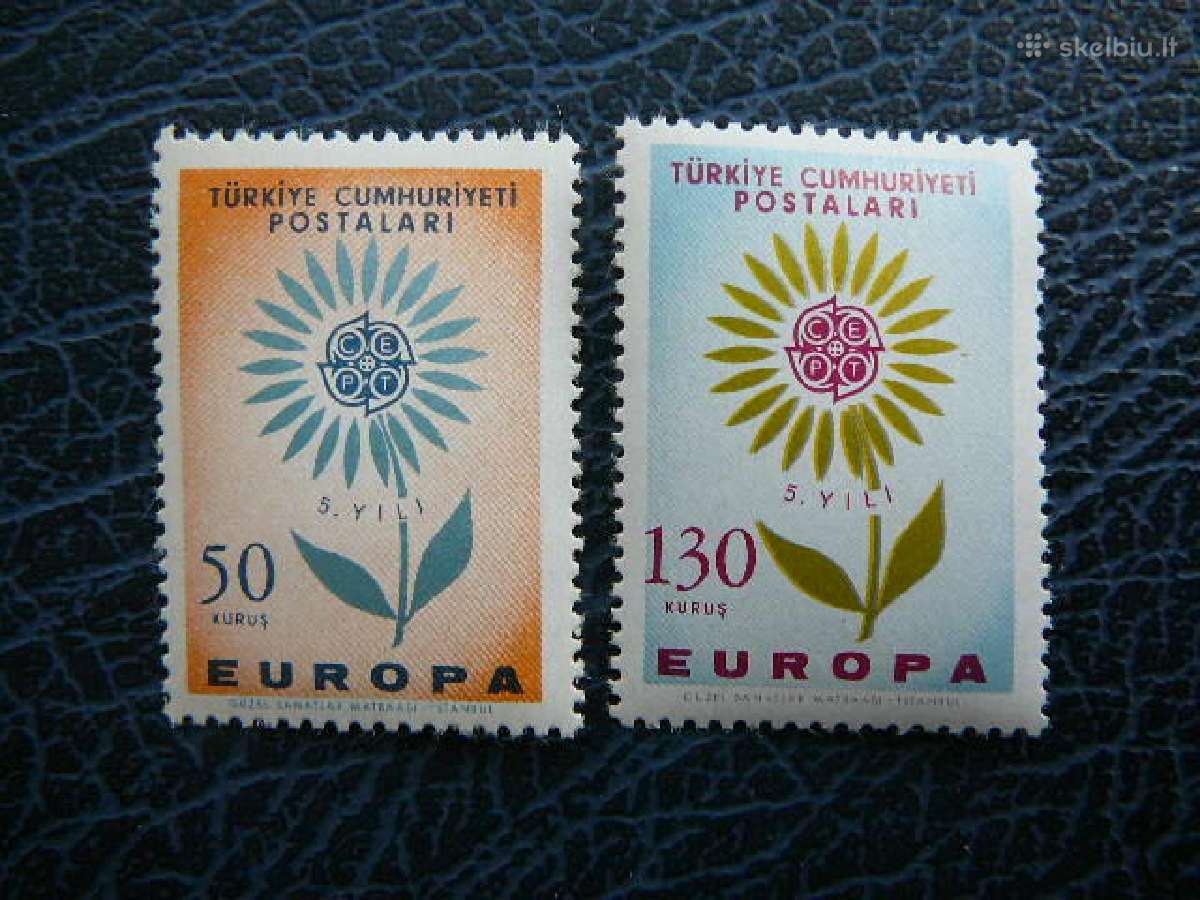 Europa Cept Turkija 1964 Mnh tkt1917