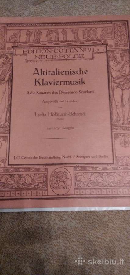 D.skarlati sonatos fortepijonui