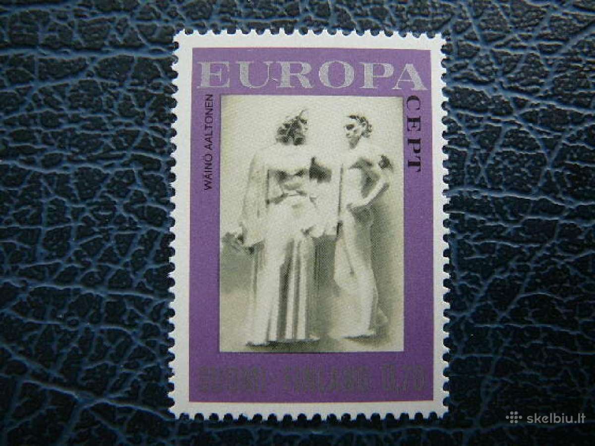 Europa Cept Suomija 1974 Skulpturos Mnh sm749