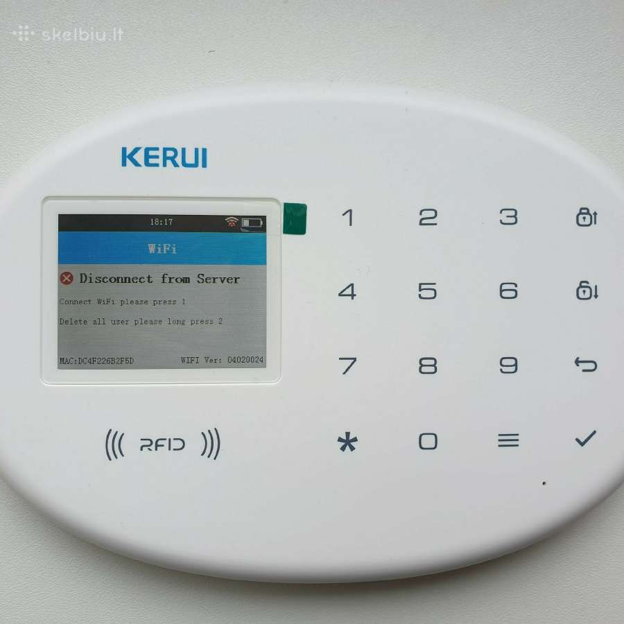 Gsm Signalizacija su LCD Ekranu ir WiFi - nuotraukos Nr. 12