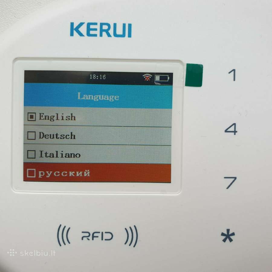 Gsm Signalizacija su LCD Ekranu ir WiFi - nuotraukos Nr. 5