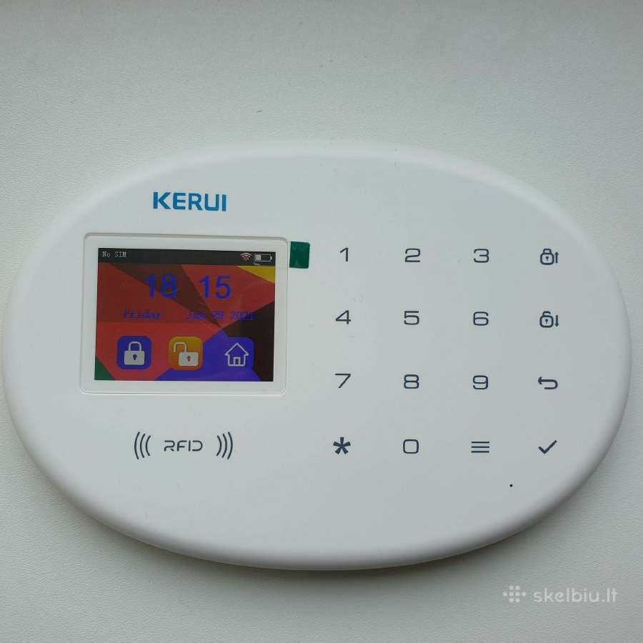Gsm Signalizacija su LCD Ekranu ir WiFi - nuotraukos Nr. 2