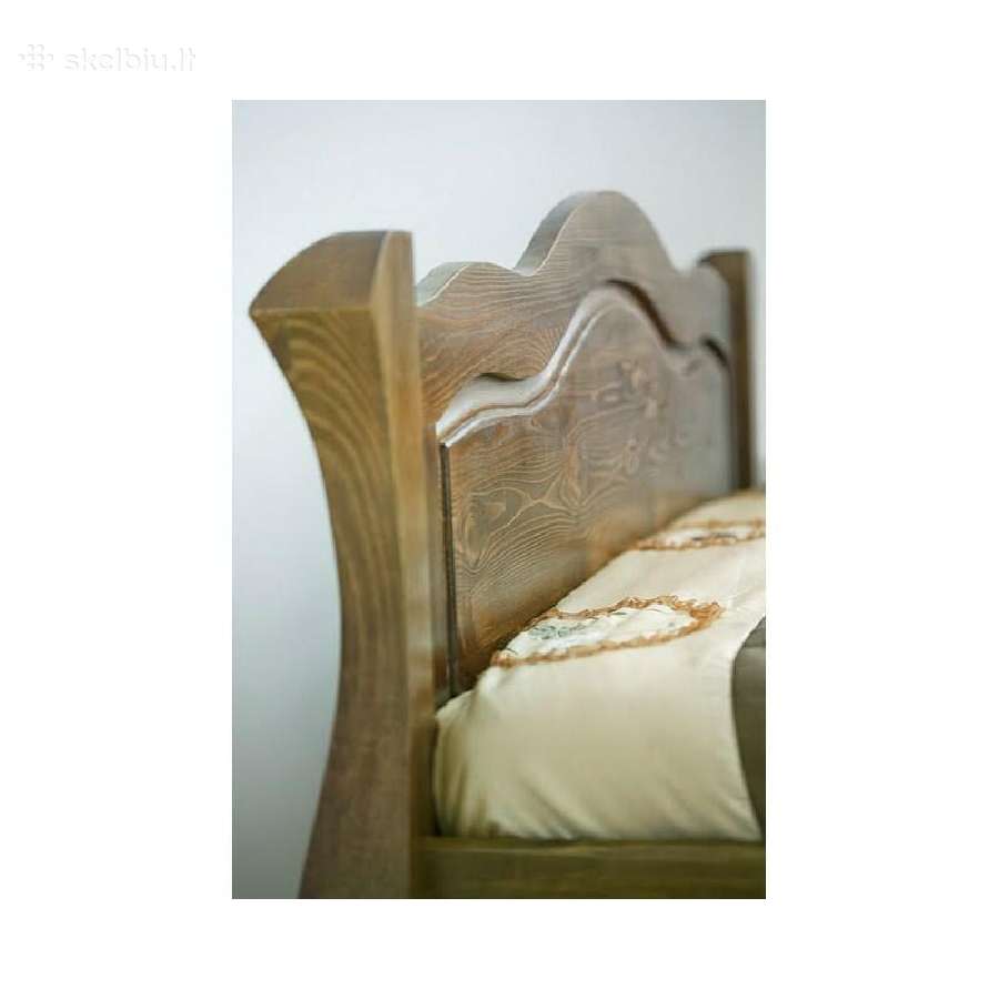 Natūralaus medžio masyvo lova Prvansas-2 180x200 - nuotraukos Nr. 7