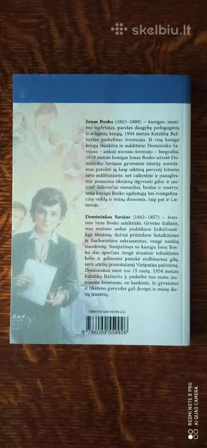 Parduodu knyga"domininko Savijaus Gyvenimas" - nuotraukos Nr. 2