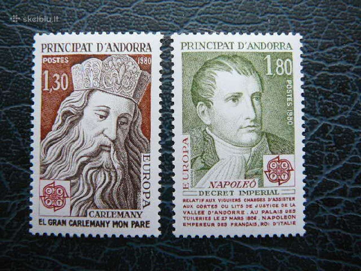 Europa Cept Andora(prancuzu) 1980 Mnh ndr305