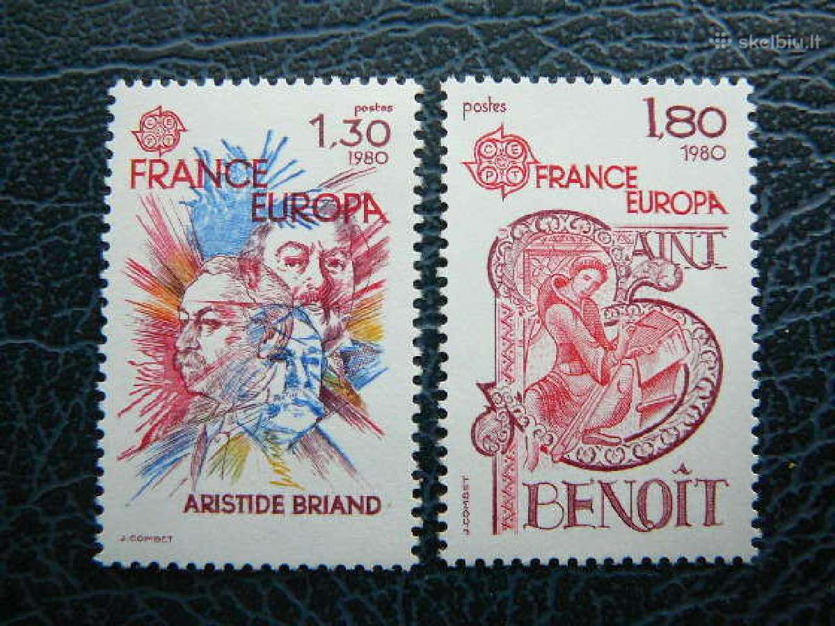 Europa Cept Prancuzija 1980 Izymybes Mnh pz2202