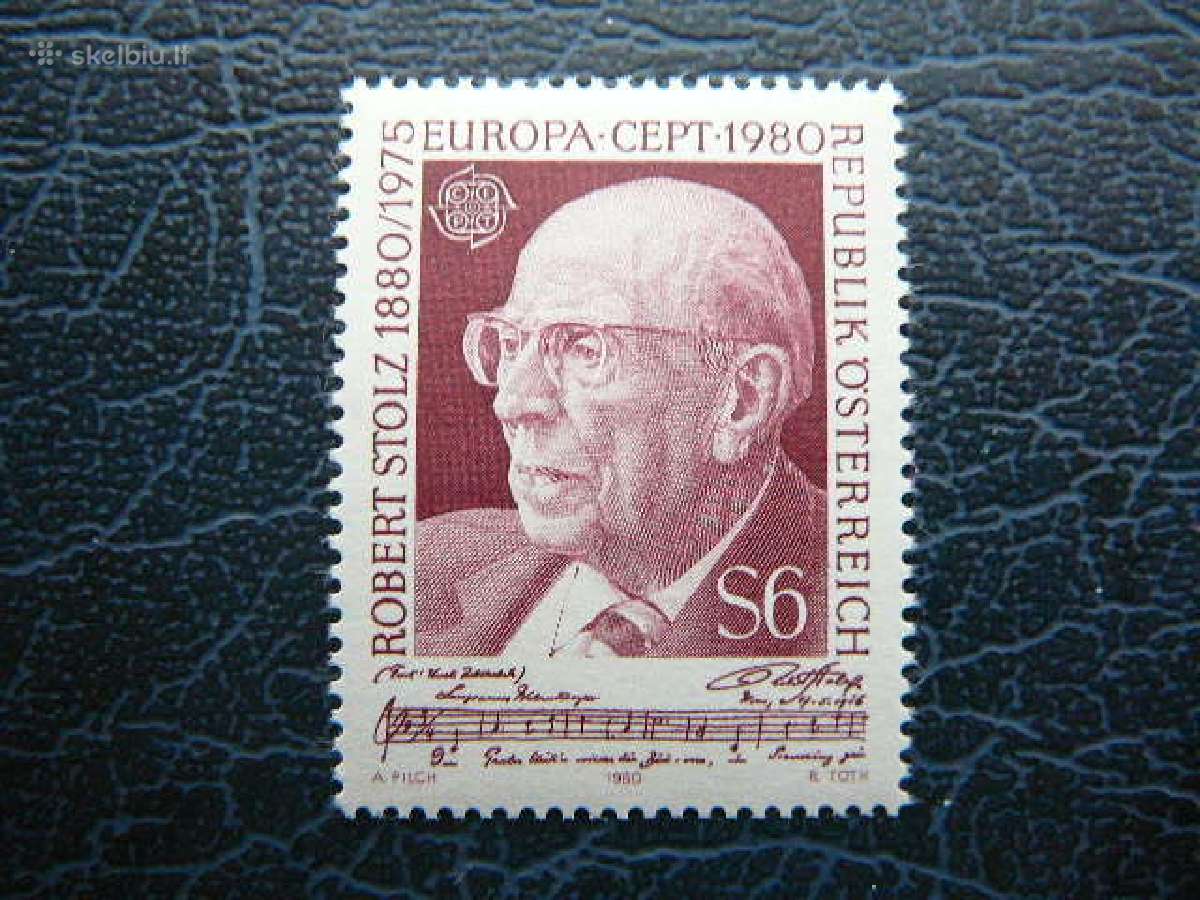 Europa Cept Austrija 1980 Izymus zmones Mnh at1652