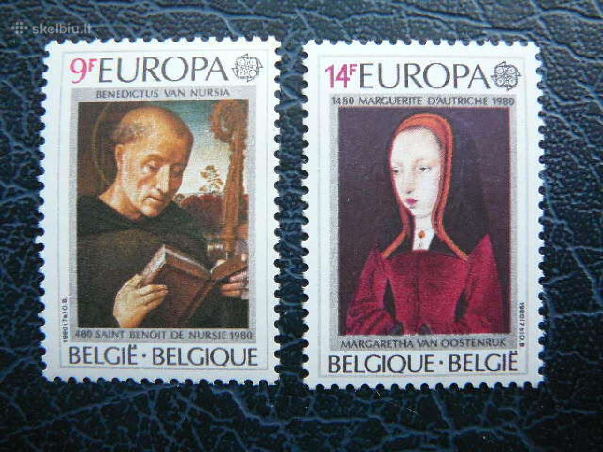 Europa Cept Belgija 1980 Izymybes Mnh lg2023