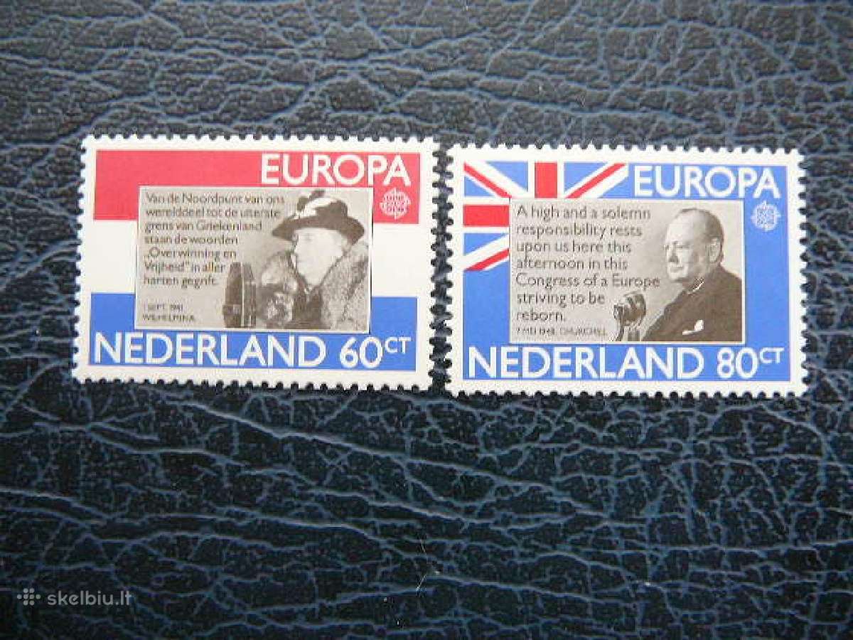 Europa Cept Nyderlandai 1980 Izymybes Mnh nd1168