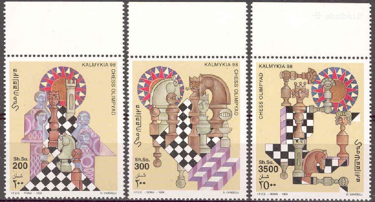Somalis 1998. Šachmatai.