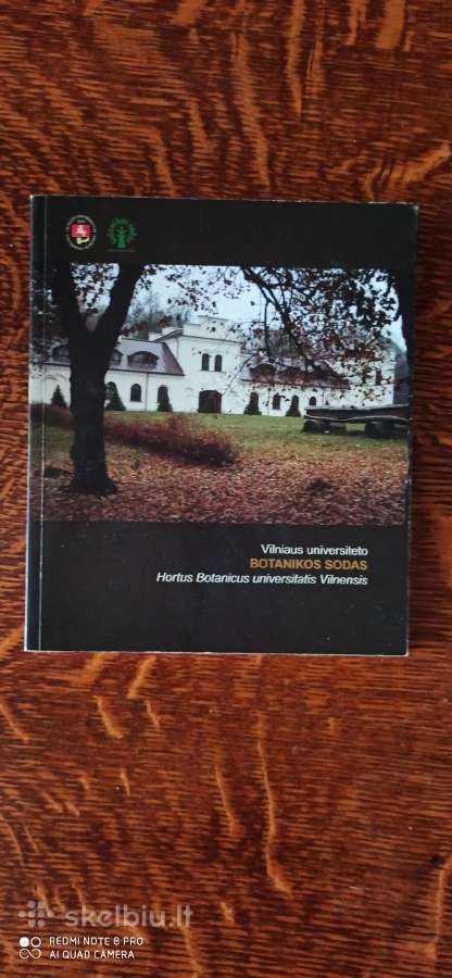 Parduodu knyga"vilniaus Universiteto Botanikos Sod