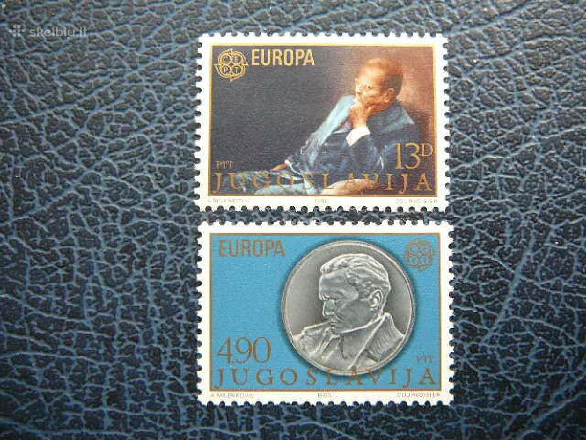 Europa Cept Jugoslavija 1980 Izymybes Mnh js1828