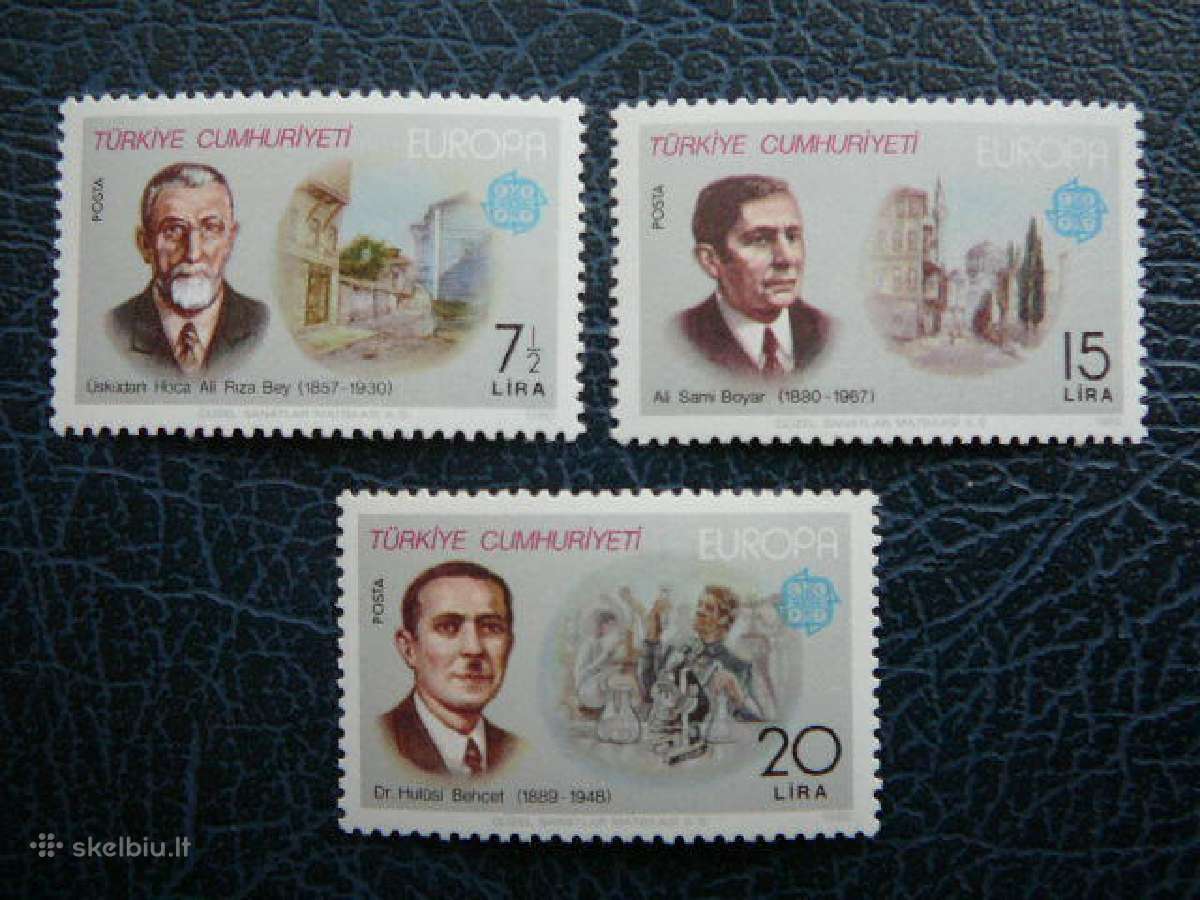 Europa Cept Turkija 1980 Izymus zmones Mnh tkt2510