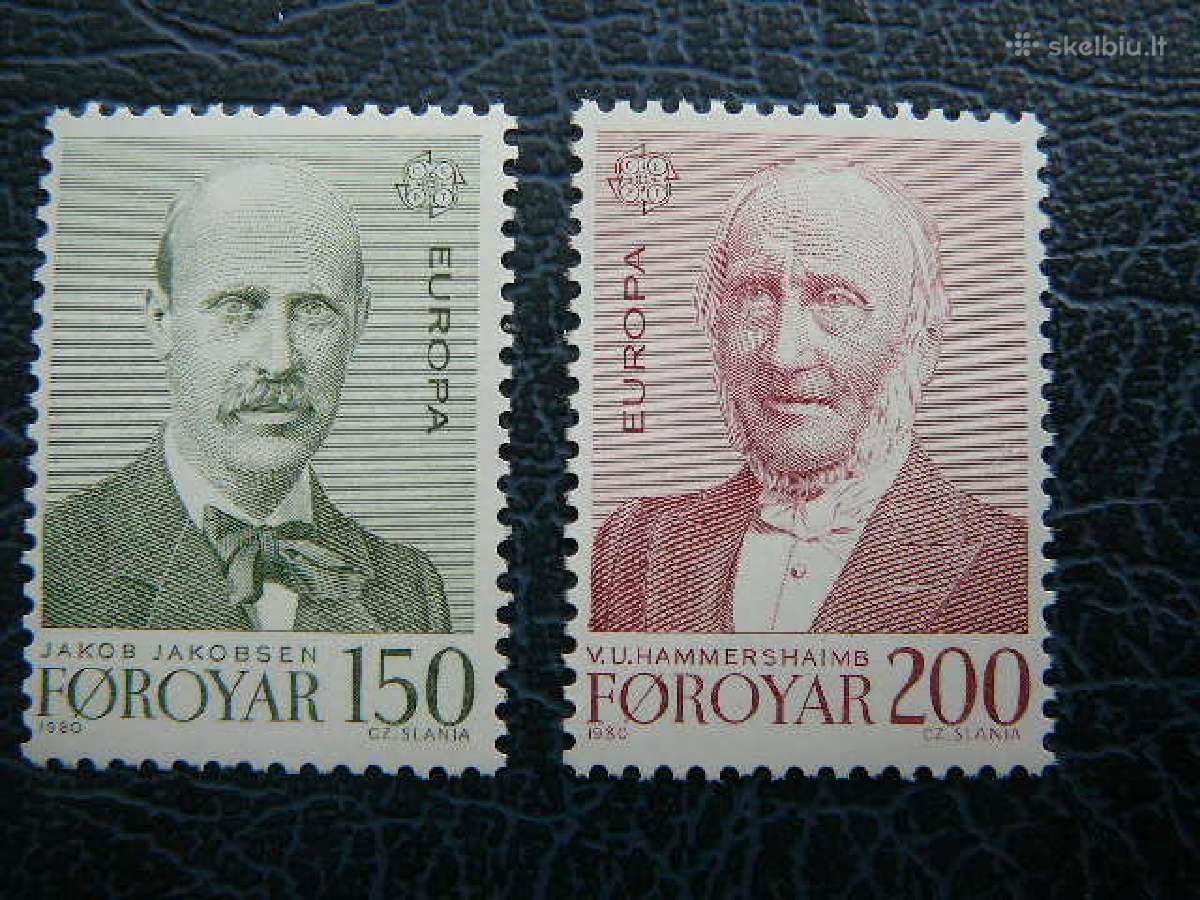 Europa Cept Danija - Farerai 1980 Mnh dfr53