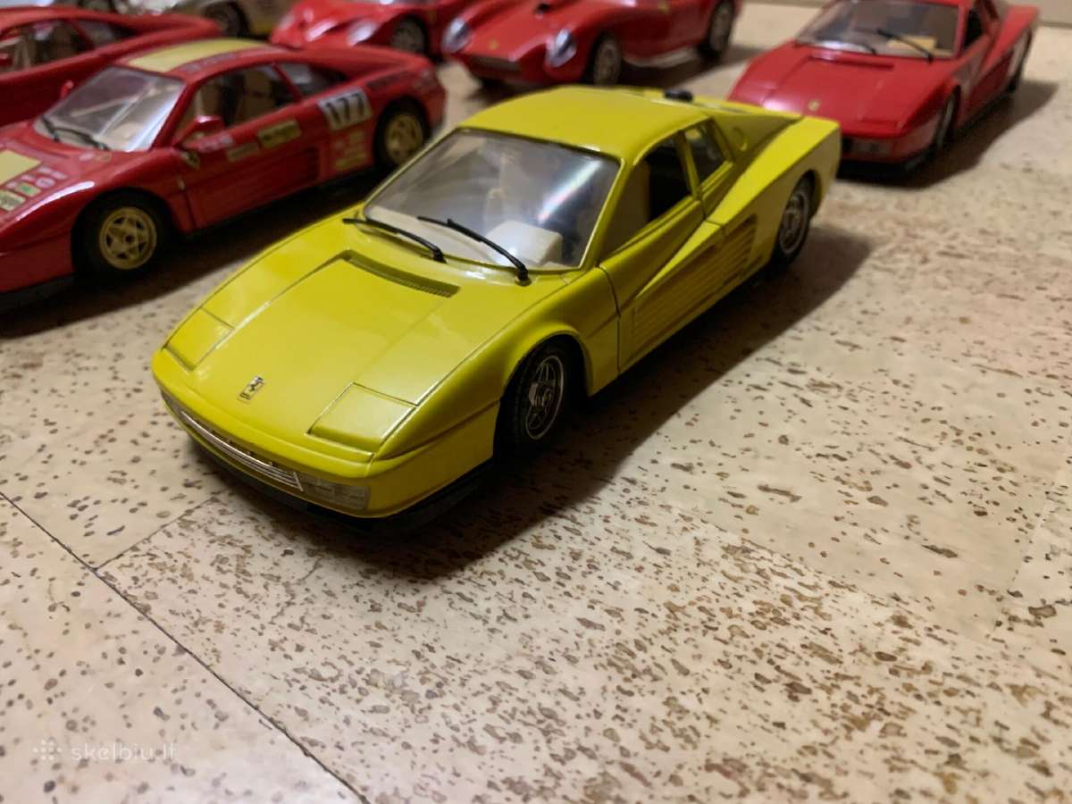 Modeliukai automodeliai 1:24 Ferrari Mercedes - nuotraukos Nr. 2