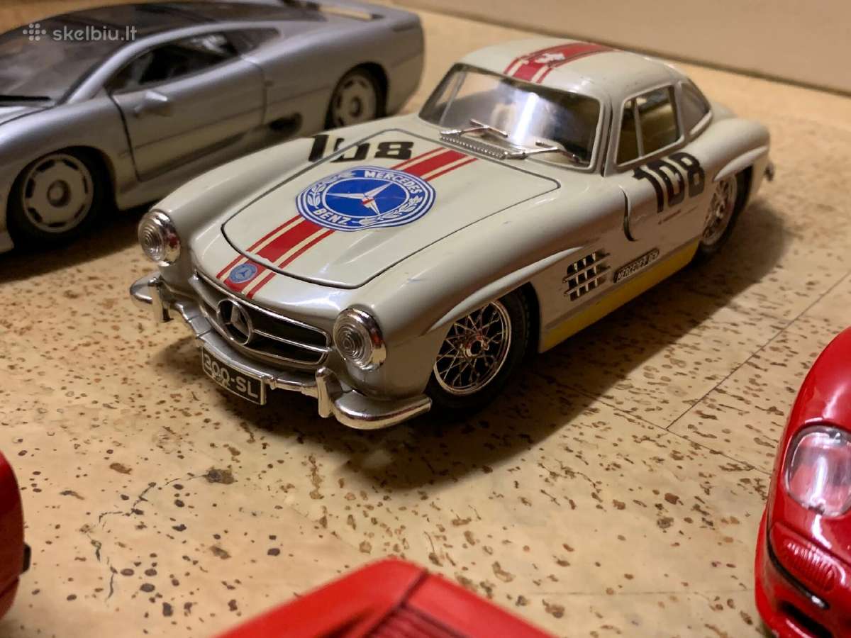 Modeliukai automodeliai 1:24 Ferrari Mercedes - nuotraukos Nr. 9