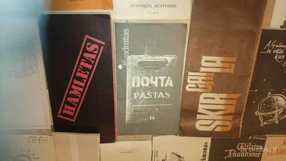 Senų klasikinių spektaklių programėlės - nuotraukos Nr. 3