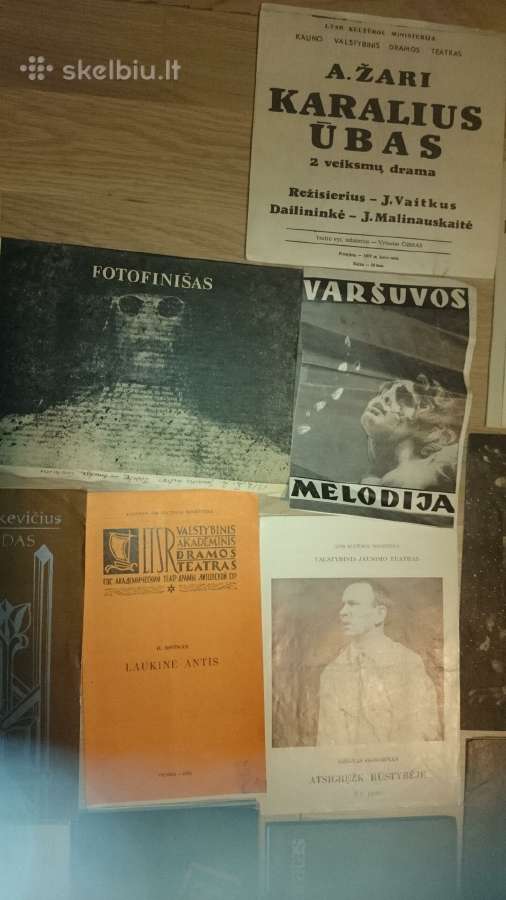 Senų klasikinių spektaklių programėlės - nuotraukos Nr. 4