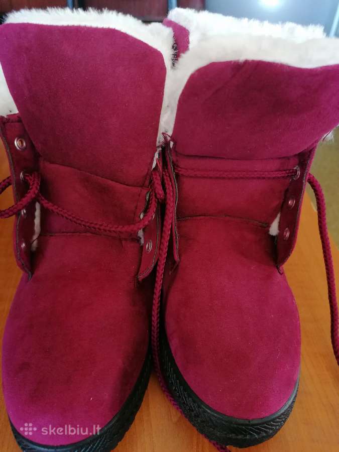 Bordiniai šilti žieminiai batai vidpadis 26cm Nauj - nuotraukos Nr. 2