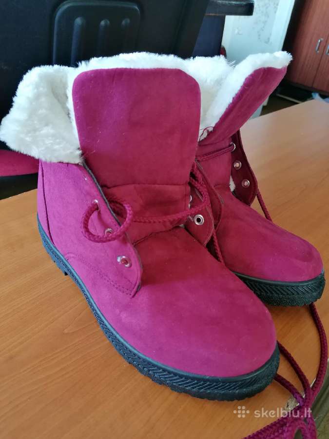 Bordiniai šilti žieminiai batai vidpadis 26cm Nauj
