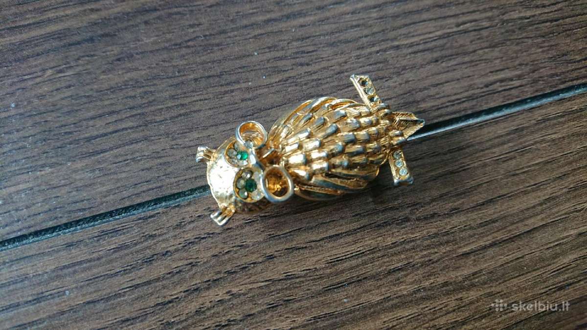 Puosni metaline sage Peleda segtukas Vintazinis - nuotraukos Nr. 16