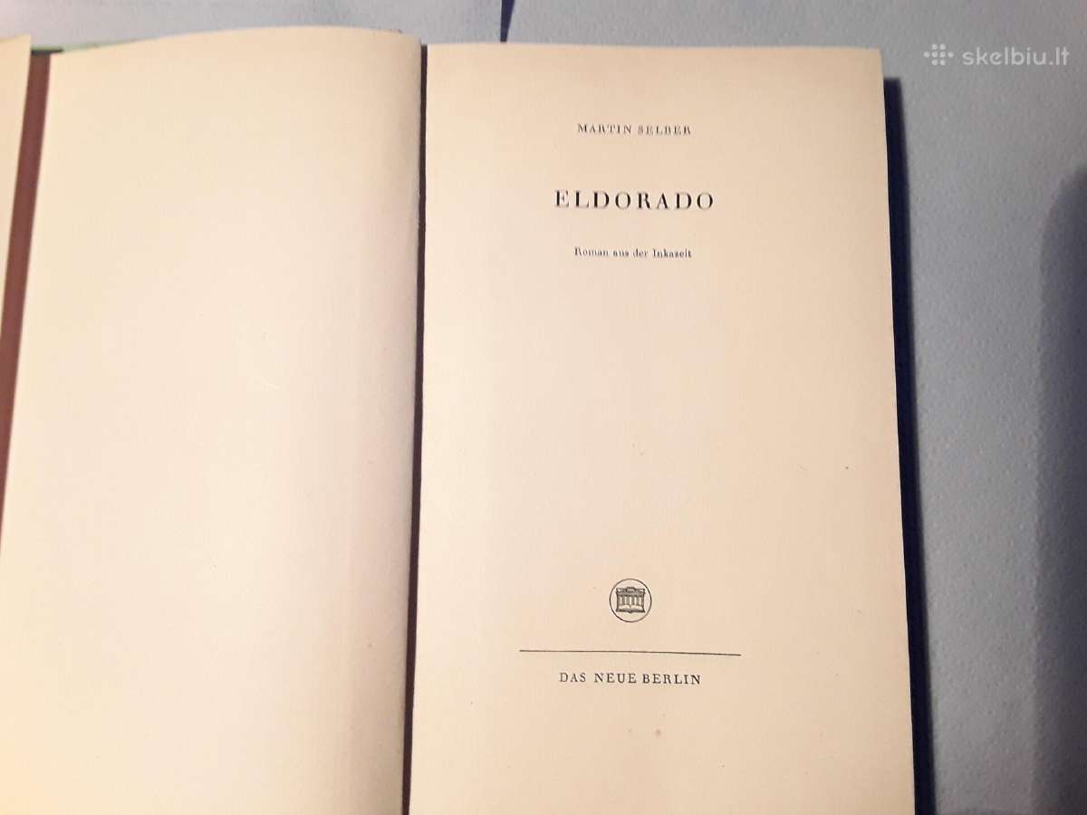 Knyga . M.selber Eldorado. - nuotraukos Nr. 2