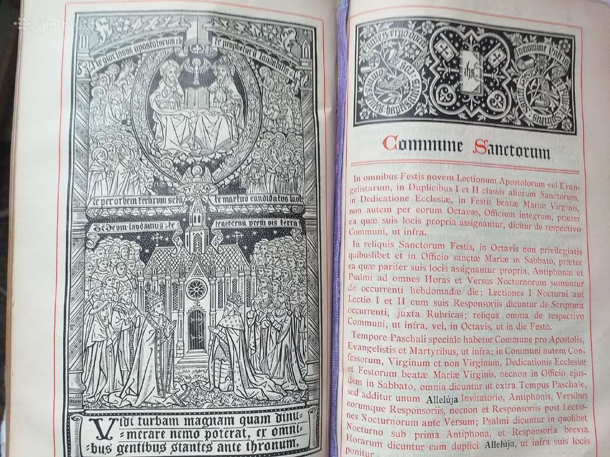 Senas brevijorius "Breviarium Romanum " - nuotraukos Nr. 3