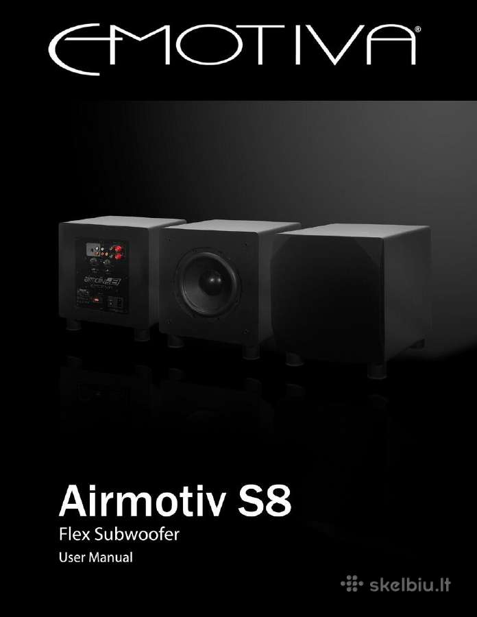 Emotiva Airmotiv B-1+ /t-zero T1+ T-2+ T2+ Se8 S12 - nuotraukos Nr. 11