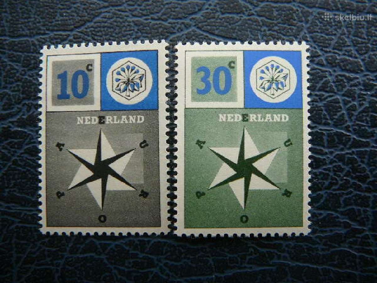 Europa Cept Nyderlandai 1957 Mnh nd704/5
