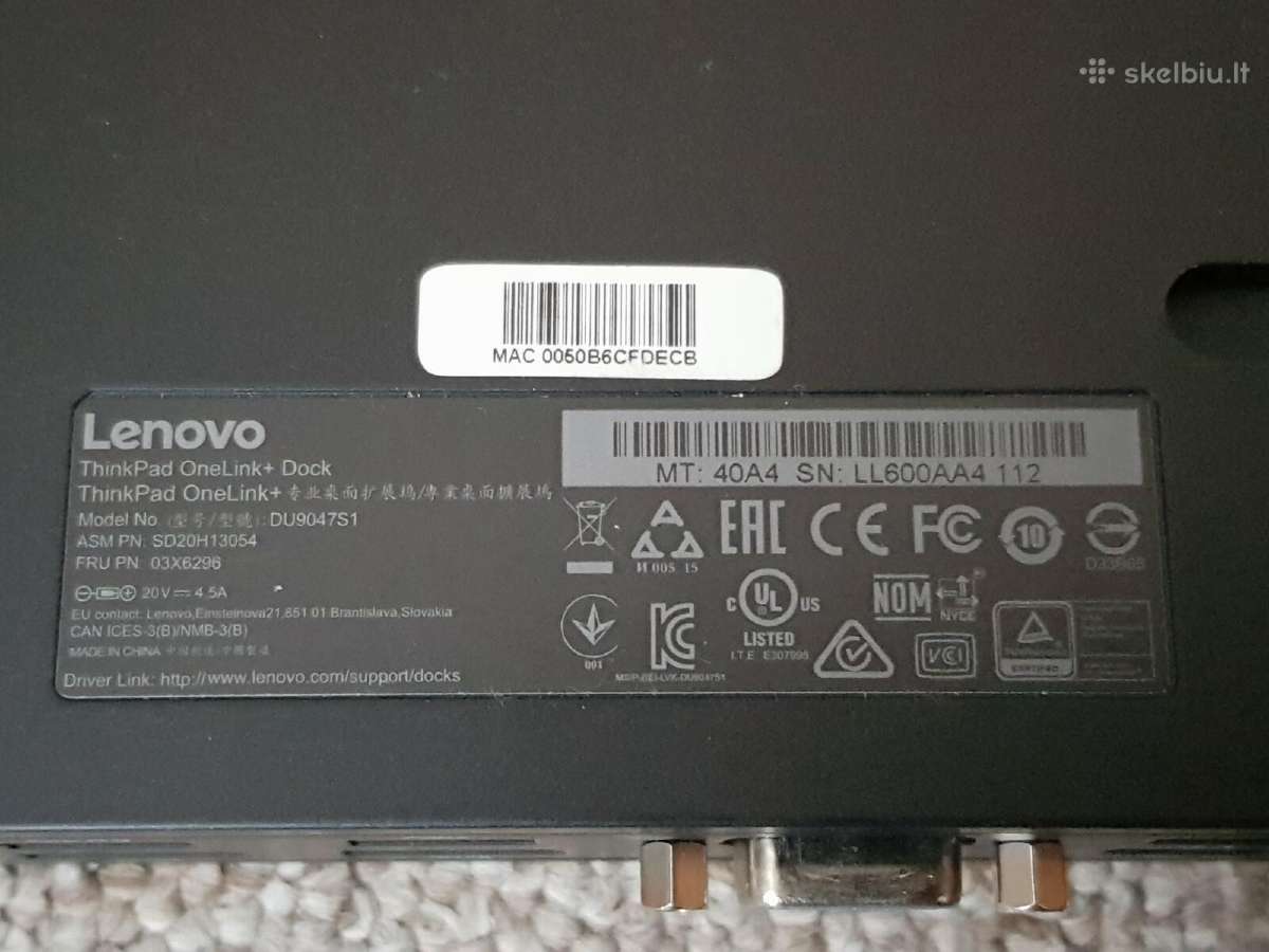 Docking station 4337-4337-40a0 -40a1 thunderbolt - nuotraukos Nr. 7