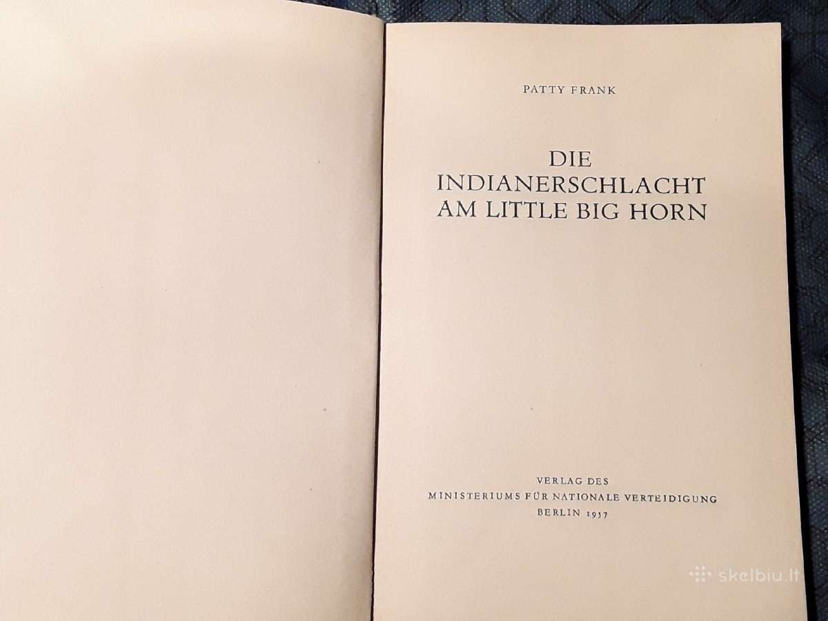 P. Frank. Die Indianer Schlacht . - nuotraukos Nr. 2